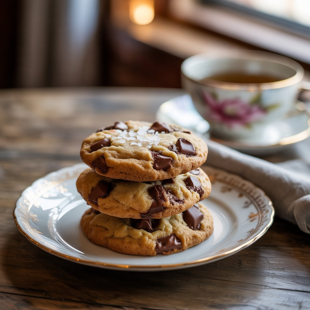 The Best Homemade Chocolate Chip Cookies – Soft, Chewy & Irresistible 4 Close-up of gooey homemade chocolate chip cookies