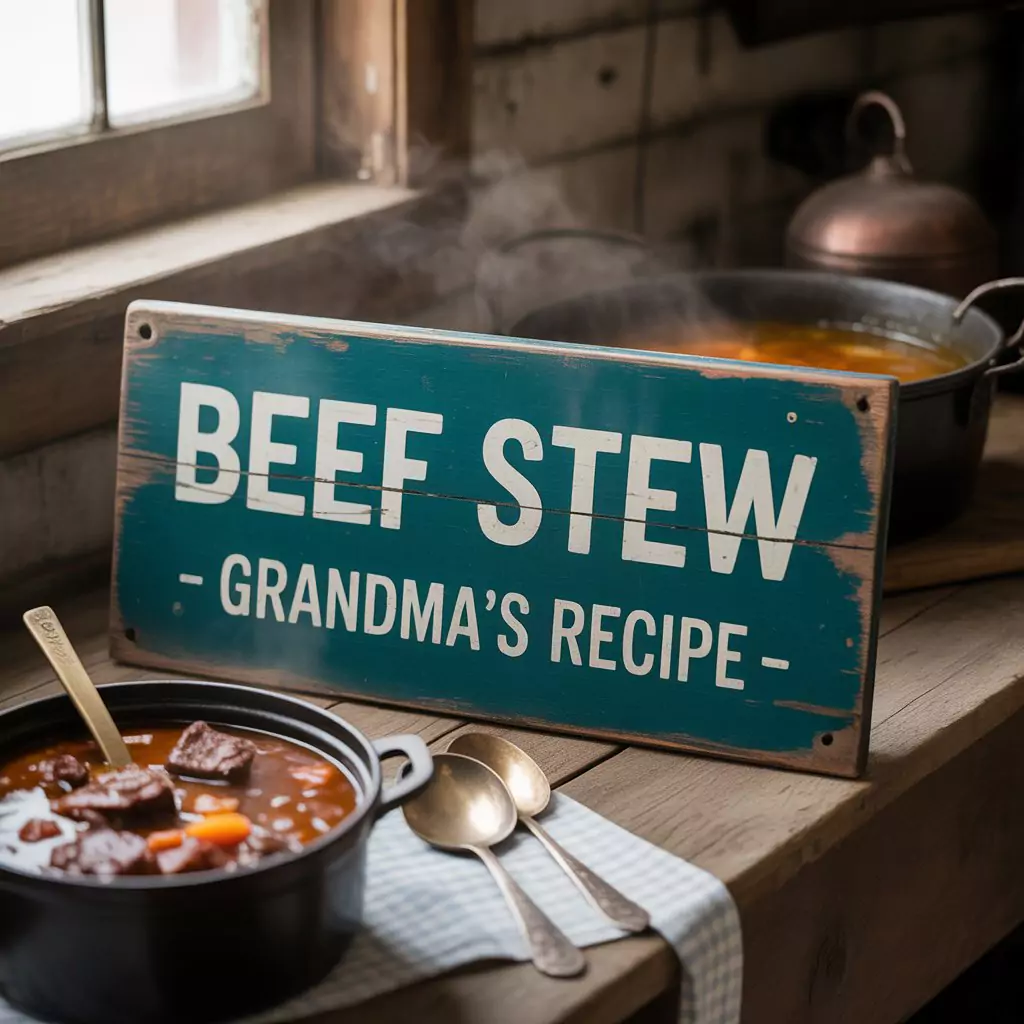 Beef Stew Recipe – Hearty, Comforting & Easy to Make 2 Close-up of slow-cooked beef stew served in a rustic bowl