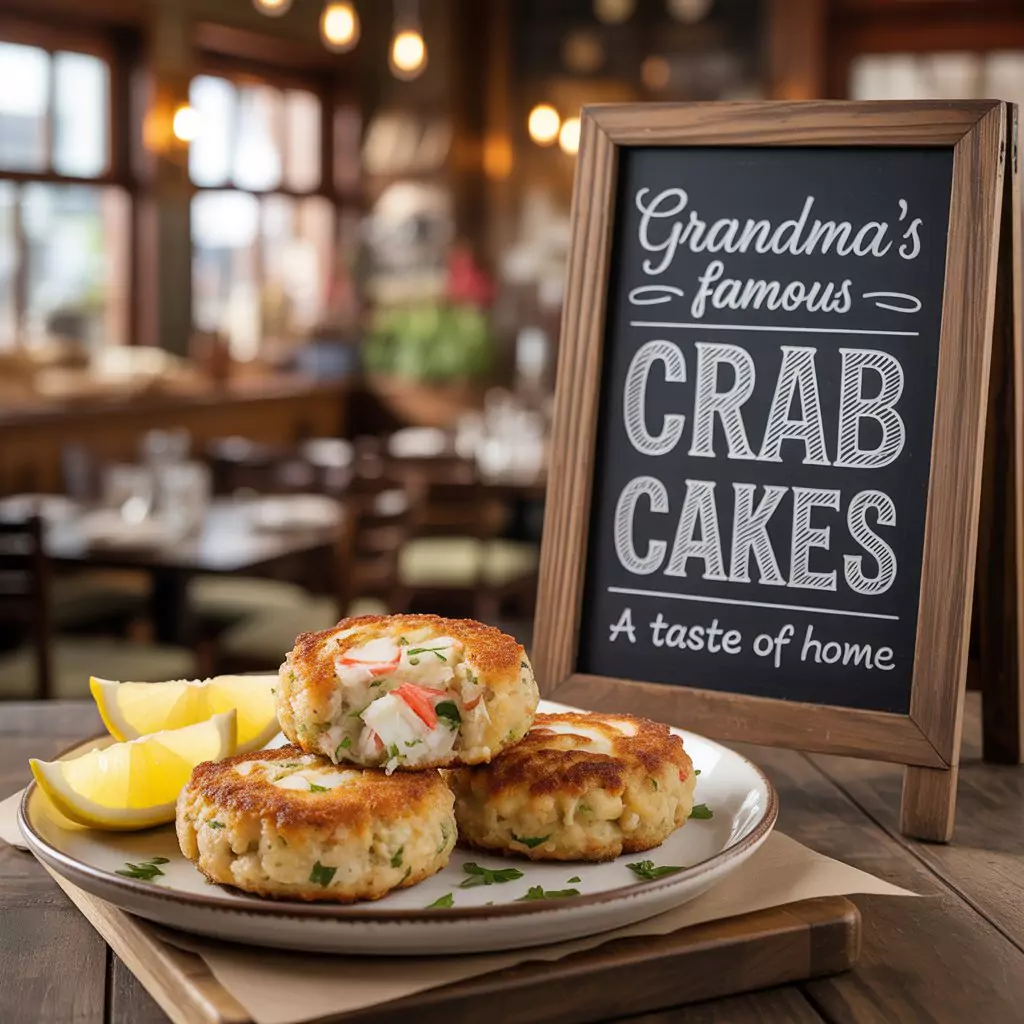 Crab Cake Recipe – Crispy, Golden & Easy Homemade Cakes 4 Golden brown Maryland-style crab cake recipe with tartar sauce