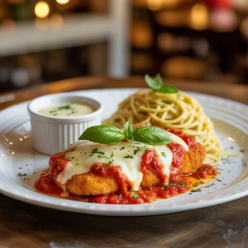 Make the best chicken parmesan recipe with crispy breaded chicken, rich marinara sauce, and melted cheese. A delicious Italian-inspired dish perfect for weeknight dinners or special occasions.
