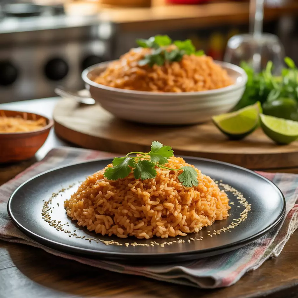 Mexican Rice Recipe – Fluffy, Flavorful & Easy to Make 2 Homemade Mexican rice with tomatoes, corn, and bell peppers