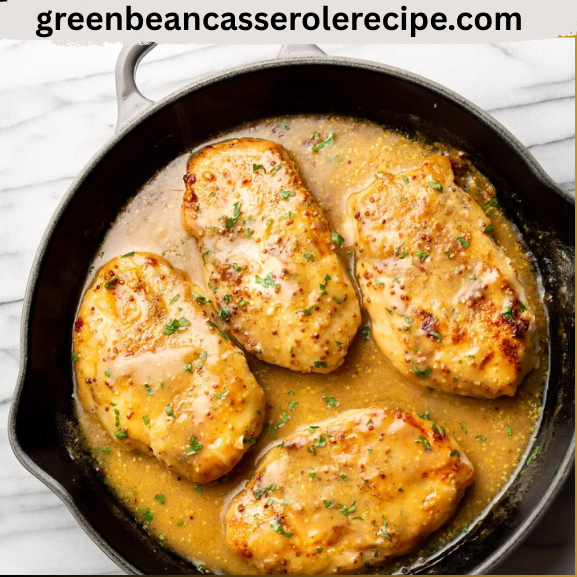 Honey Mustard Curry Chicken Recipe – Easy, Flavorful One-Pan Dinner 3 One-pan honey mustard curry chicken served with rice