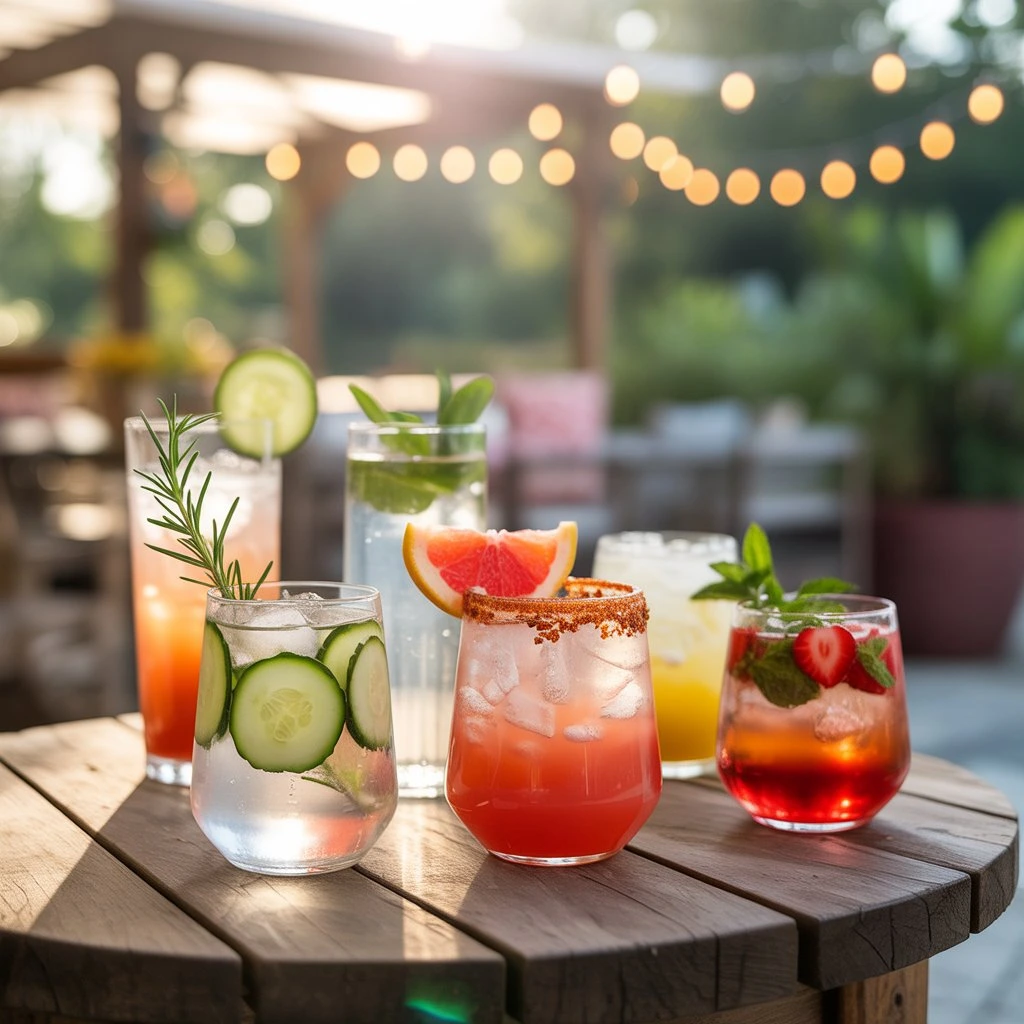 Ranch Water Cocktail Recipe (3 Ingredients) – The Ultimate Summer Drink 9 "Easy 3-ingredient Ranch Water summer drink on a wooden table"
