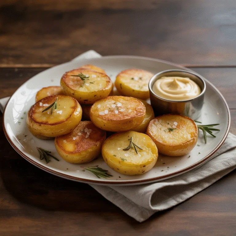 Crispy Smashed Potatoes Recipe – Golden, Garlicky & Irresistible 4 Smashed Potatoes