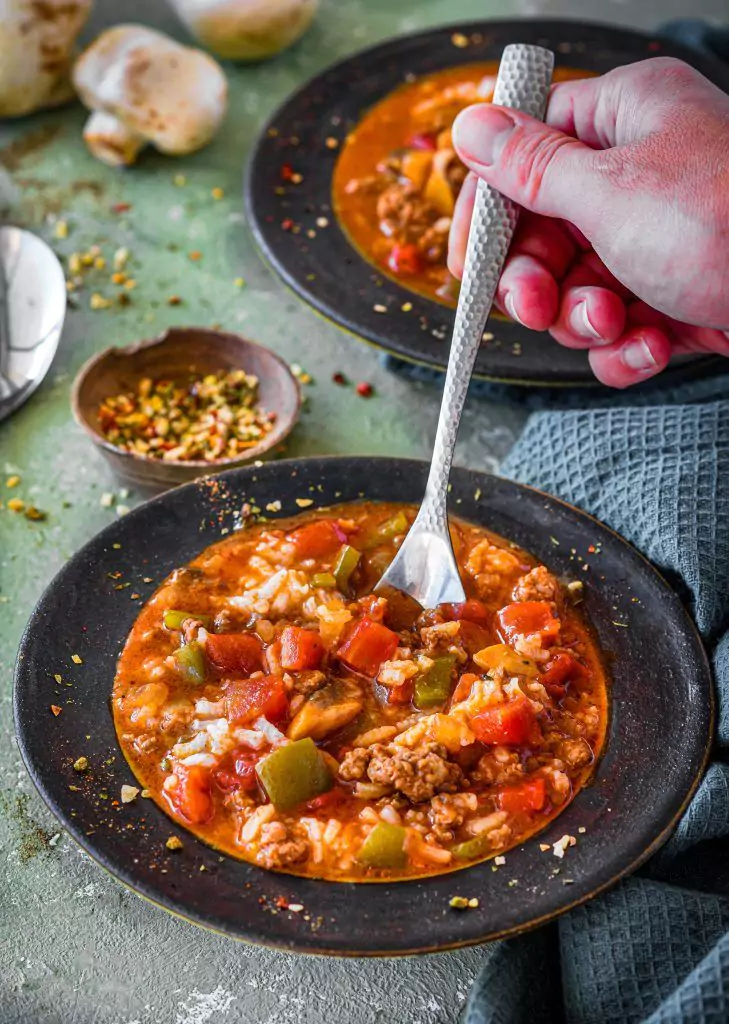 Stuffed Pepper Orzo Soup Recipe 2 Pepper Orzo Soup