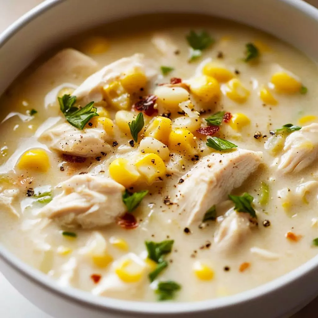 Chicken Corn Chowder Recipe – Creamy, Comforting & Easy 3 Easy chicken corn chowder recipe